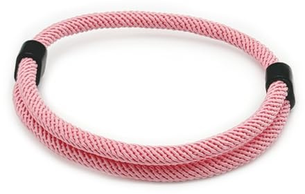Pulsera de paracord hecha de cuerda de vela | Correa de nailon para surfista marinero | Pulsera sencilla y discreta para uso diario, exterior y ocio (Rosa)