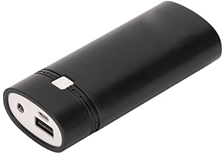 Dia Scatola Universale Fai-da-te USB Power Bank 2x18650 Caricabatteria Power Bank Shell per Smartphone - Kit Portatile Fai-da-te con 2x18650 Batterie per la Ricarica in Movimento