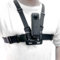 Adjustable Chest Mount Harness for Insta360 X4 X3 X2 X ACE Pro ONE RS R GO 2 3, Chest Strap Body Mount Accessories Compatible with Gopro Hero Series and DJI Osmo Action 2 3 4 Cameras Attachments