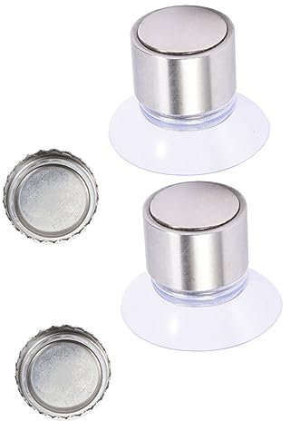 IMIKEYA Portasapone magnetico da parete, 2 pezzi, in acciaio inox, senza perforazioni, bagno