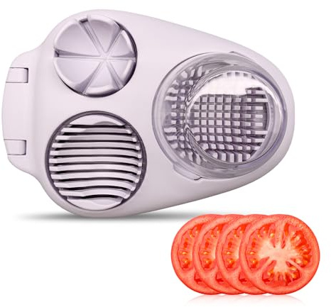LYLHZRMDGC 1 Pcs Heavy Duty Egg Slicer with 3 Cutting Modes, Stainless Steel Egg Cutter for Hard Boiled Eggs, Strawberry, Grape, Mushroom, Kitchen Dicer Tool, Send Goods From Local Warehouse