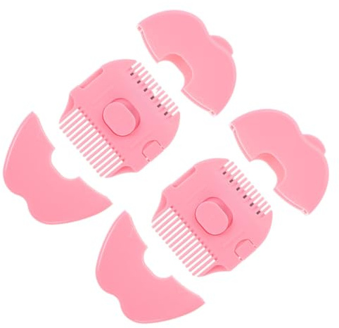Toyvian 2stücke Haarschneidegerät mit Kamm für Feines Babyhaar Multifunktionales Pony und Spliss-trimmer Tragbare Haarschneidemaschine für Hause
