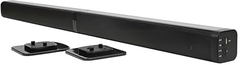 WMQ Sound Bar for TV, 80W,2 in 1 Detachable Home Audio Soundbar Speaker,Surround Sound System Sound Bar with Bluetooth 5.4/Optical/AUX Connection for PC/Gaming/Projectors,37inch