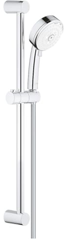 GROHE 27579002 Tempesta Cosmopolitan 100 Ensemble de douche complet 3 jets, Chrome, 3 Strahlarten