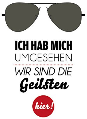 Sprüche Servietten Wir sind die Geilsten 20 Stk.
