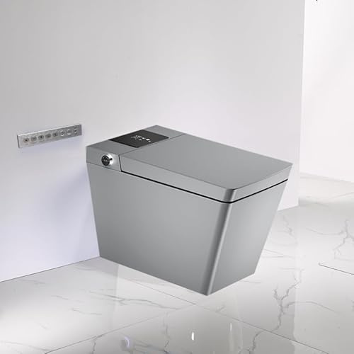 Inodoro con Bidé Incorporado A205 (Salida a Suelo) | Limpieza chorro de agua | Secador | Tanque integrado | Control Remoto | Temperatura del agua | Autolimpieza | Descarga automática