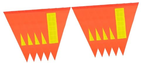 BESPORTBLE 10 STK reflektierender Wimpel Sicherheitsflagge für Kinderfahrräder Warnband Fahrradsicherheitsflagge Fahrradsicherheitszubehör Fahrradwarnflagge für Fahrräder Fahrradfahnen PVC