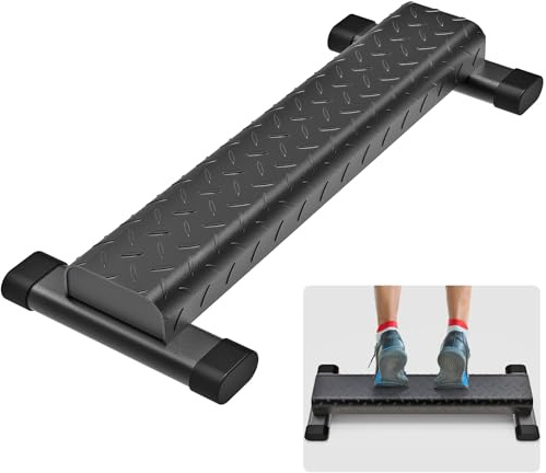 Kipika Versatile Calf Raise Bar - Heavy Duty Steel Standing Calf Raise Machine for Home Gym, Anti-Slip Design - Perfect for Calf Raises, Squats, Foot Stretches & Dip Exercises - Supports up to 800lbs (C: (4.7 Wide Tube))