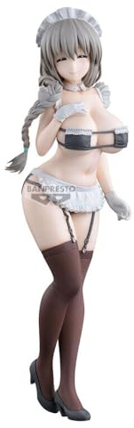 Banpresto Actionfigur Uzaki Tsuki Uzaki-Chan vill hänga ut! - Glitter&Glamours - Maid Watch 27 cm - flerfärgad BP29241P - Samlarfigur - Optimal för Anime-fans
