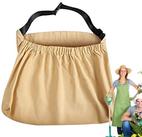 Garden Apron - Gardening Tools Belt, Utility Belt Apron for Gardening | Water & Oil Proof Adjustable Aprons, Canvas Adjustable Accessories Pouch for Construction Carpentry Roofing Home Improvement