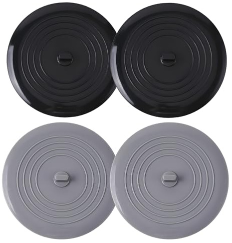 Universal Stöpsel, 2 Stück Abflussstöpsel Silikon Abflussstopfen Stöpsel Waschbecken Universal Abflussstöpsel Bodenablaufabdeckungen Silikon für Badewanne Dusche Badewannenstöpsel Gummi
