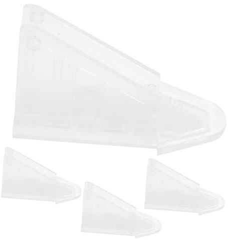 PENIKOKO 4 pièces Serrures de Sécurité Transparentes pour Fenêtres Coulissantes Bloque Portes et Placards pour Protection Garçon Fille et Prévention Accidents