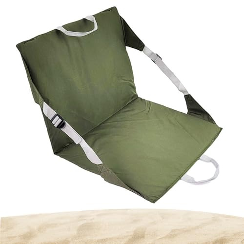 Cojín de asiento portátil para estadio - Silla plegable para camping de | viaje | Cómodo cojín acolchado ligero, soporte de espalda duradero para senderismo de picnic - eventos deportivos de vacacion