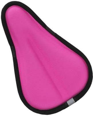 Oxxggkao Coussinets de selle réfléchissants non boueux avec rembourrage doux pour vélos de montagne pour enfants Protections de siège de vélo colorées pour garçons et filles