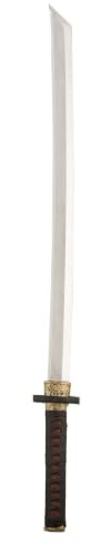 My Other Me - Katana unisex adulto gris de 91 cm. Un complemento imponente para completar tu look guerrero en ferias, fiestas o eventos temáticos