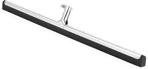 DSV Standard Uneven Surface Floor Squeegee 30’’, Double Foam Blade Garage Squeegee, Taper Pole Connection - Handle Sold Separately for Tiles, Concrete and Asphalt