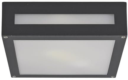 Ceiling Light Outdoor 'Nerea' (Modern) in Black Made of Aluminium (1 Light Source, E27) from Lucande | Outdoor Light