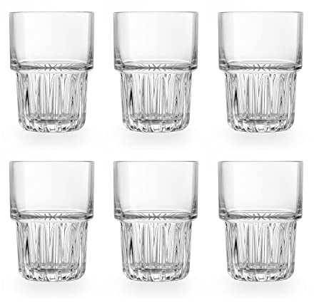 Libbey Long Drink Glass Everest - 350 ml / 35 cl - 6 Pieces - Stackable - Dishwasher Safe