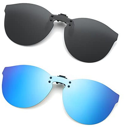 Long Keeper Sonnenbrille für Brillenträger – Sonnenbrille Zum Aufstecken Polarisiert, Sonnenbrillen Aufsatz Brille, Clip On Sonnenbrille Aufsatz für Damen Herren