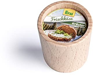 Erzi 17070 Frischkäse aus Holz, Kaufladenartikel für Kinder, Rollenspiele