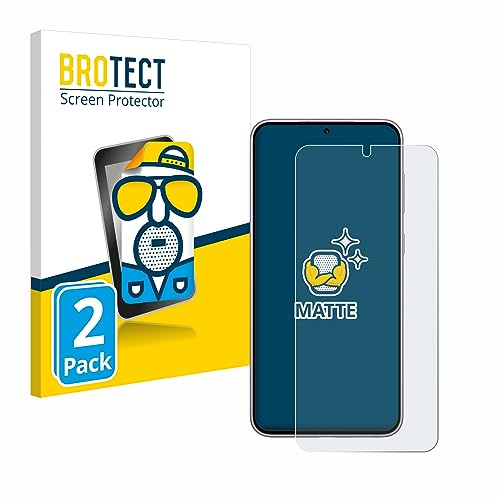 BROTECT Entspiegelungs-Schutzfolie für Samsung Galaxy S23 Plus (2 Stück) Matte Displayschutz-Folie, Anti-Reflex, Anti-Fingerprint