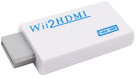 Tiuimk WII 2 HDMI/WII TO HDMI Converter White | Full Digital Format, Advanced Signal Processing, Plug and Play