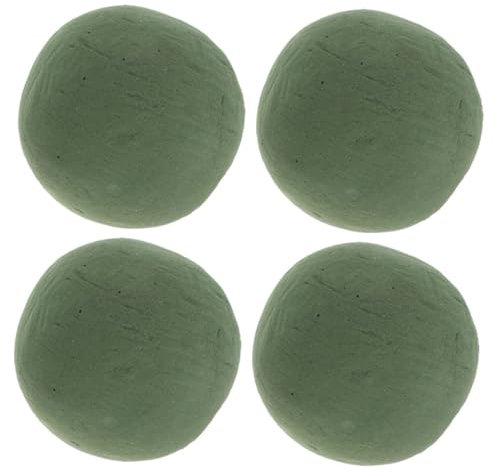 STOBOK 4 Pz di Fiori Palline di Schiuma Spume Blocco di Gommapiuma Rotondo Schiuma Floreale Rotonda Mastice Floreale Schiuma di Fiori Artificiali Nozze Fiori Secchi Resina Fenolica