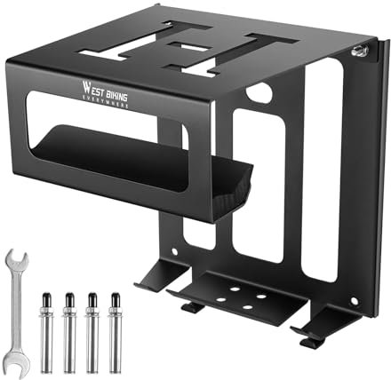 Karlak Supporto per Montaggio a Parete per Bici,Supporto per Montaggio a Parete per Bici Supporto per Mostra Bici Gancio per Montaggio a Parete per Mountain Bike Portabiciclette Portabiciclette