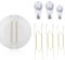 UYVPAER Paquete de 3 Colgadores para Platos, 6/8/10in Soporte para Platos de Pared Acero Inoxidable Soporte de Pared para Exhibición de Platos para Decoración Platos Artes Antiguas