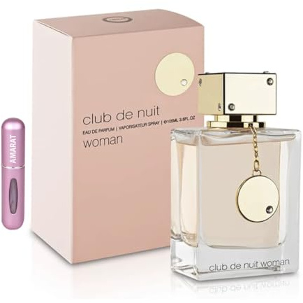 Perfume Club de Nuit Woman 105ML, Perfume Árabe para Mujer de Larga Duración, Eau da Parfum Importado desde Dubái, Fragancia floral afrutada y sofisticada, Incluye Atomizador Recargable 5ML (Woman)