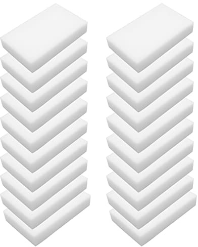 Joskeijky Spugna di pulizia magica, spugna di lavaggio, 20 pezzi, per il lavaggio della cucina e 'automobile, 10 x 6 x 2 cm ()