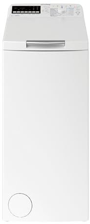 Privileg PWT A612P N Toplader-Waschmaschine (6 kg)/ 1200 U/min/Water Balance Plus/TurnundGo/PushundOpen/Inverter-Motor/Mehrfachwasserschutz+/ Automatische Trommelpositionierung/Rapid Wash