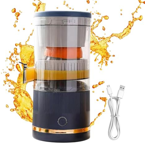 Exprimidor de cítricos eléctrico - exprimidor de naranjas eléctrico, Exprimidor de Jugo de Naranja Exprimidor de Limón con Separación Automática | Exprimidor 4,33x9,25 pulgadas, contenedor de jugo