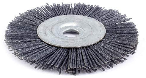 KFXYSM Spazzola Nylon,Spazzole per Trapano 90mm 110mm Filo abrasivo rettifica abrasivo Testa Fiore abrasivo Ruota in Nylon Woodwork Pennello Pennello panchina smerigliatrice for mobili in Legno(90mm)