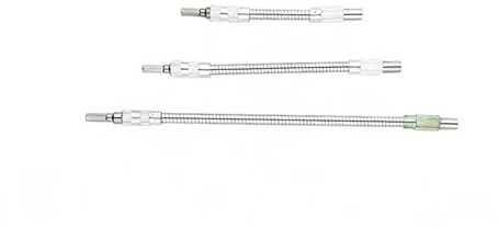 Flexible Extension Screwdriver Drill Bit Set - 3 Pack (150mm, 200mm, 300mm) with 1/4 Shank, Pivoting Bit Tip Holder for Electronic Drills - Perfect for Tight Spaces and Precision Work