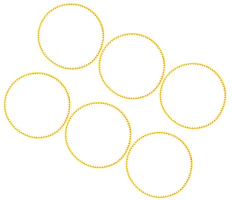 DECHOUS 6pcs Cotton Candy Extractor Belts Reusable Indoor Candy Making Accessory Sturdy Belts for Maker Machines