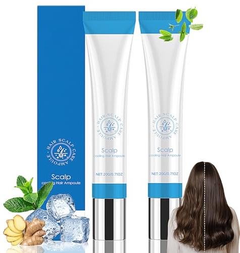 2 Cajas Hair Serum, Scalp Serum, Aceite Pelo, Esencia para el Cuidado del Cabello, No Graso, Mejora el Brillo y, Para todas las cabelleras