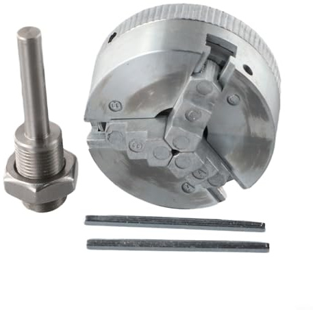 Metall-Drehfutter-Dreibacken-Vierbacken-Design, manuelles Bohrfutter mit hoher Zentriergenauigkeit für elektrische Bohrmaschine (B)