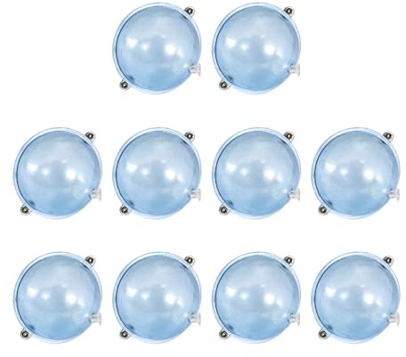 ANMITI 10pcs Wasserkugel Blase Schwimmer Fischen Schwimmern Klare Perlen Hohlblasenoberflächen Schwimmern Meeresfischen Außenzubehör