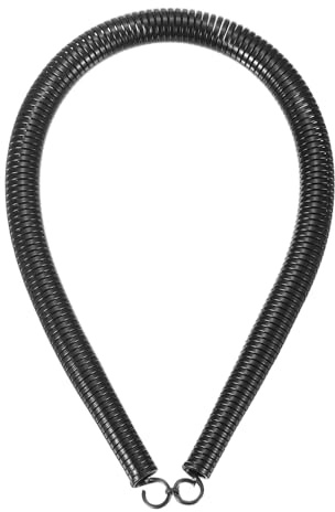 sourcing map Curvatubi a molla in PVC, diametro esterno 16,3 mm, lunghezza 520 mm, molla piegatubi per dispositivi di piegatura tubi in energia idroelettrica domestica, nero