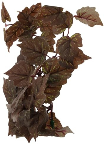 TOYANDONA Plante Suspendue Artificielle Réaliste pour Terrarium Décoration avec Ventouse Adaptée Aux Reptiles Amphibiens et Aquariums