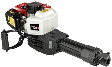 1900W Concrete Breaker Pneumatic Drill 52CC Demolition Jack Hammer, Demolition Hammer 1500BPM 2 Stroke Gas Powered Concrete Breaker Punch Drill Jack Hammer, 25:1 Mixing Oil