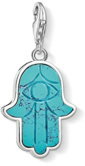 Thomas Sabo Femmes-Charm-Pendentif Main De Fatima Charm Club Argent Sterling 925 1558-404-17