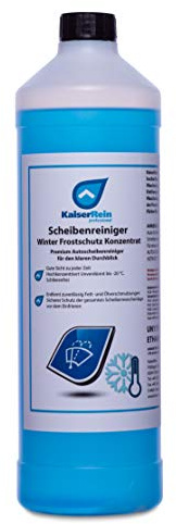 KaiserRein Scheibenreiniger Winter Frostschutz Konzentrat 1 L Premium Autoscheibenreiniger für den klaren Durchblick Auto KFZ Winter Scheibenwischwasser…