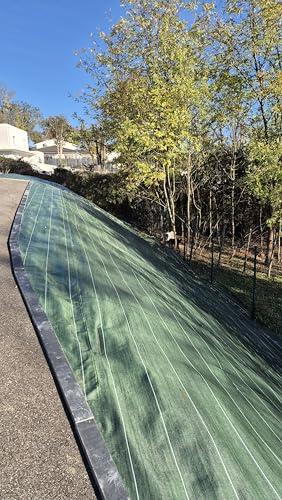 130g/m2 Toile Bache de paillage tissée Anti-Mauvaises Herbes Largeur 3,3m Longueur 20m