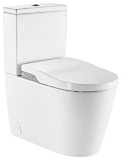 Roca,INSPIRA,In-Wash® - Smart toilet adosado a pared Rimless con salida dual. Incluye cisterna, tapa y asiento. Necesita toma de red.,Blanco,390mm x 680mm x 790mm,A80306L001