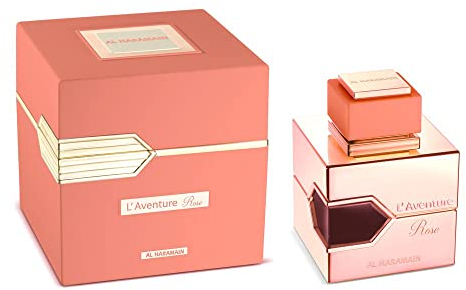 Al Haramain L'aventure Rose 100ml Eau De Parfum | Floral-Fruity Perfume for Women | Arabian Luxury Oud Perfume