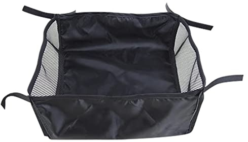 Fiacvrs Cestino per Passeggino, Borsa portaoggetti Universale per riporre i Prodotti del Bambino, Passeggino Accessori cestello portaoggetti in Rete, Carrozzina Cestino Inferiore