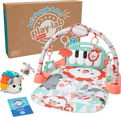 Fisher-Price Newborn Baby Kit Let’s Snuggle & Play Set, Developmental Toys with Activity Guide for Infants Ages 0+ Months