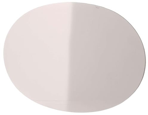 Piatto acciaio inox lucido ovale portacandele 20,5x14 cm